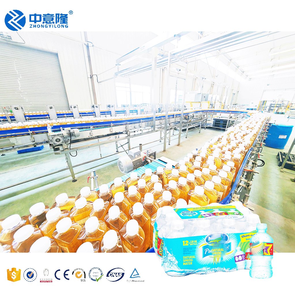 Automatic Production Line of Soft Drinks Food Soft Energy Drinks Fruit Juice Carbonated Beverage Filling Machines Manufacturers